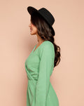MISTY FEDORA HAT ZWART