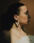 PEARLY HOOP EARRINGS